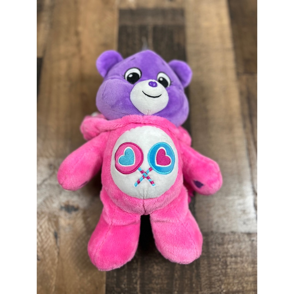 Care Bears Share Bear Plush Pink Unicorn Hoodie Costume Stuffed Animal Basic Fun